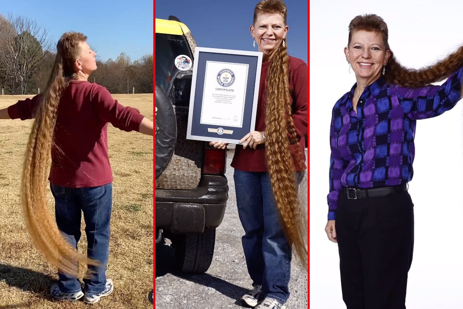 What is the world's longest female mullet?