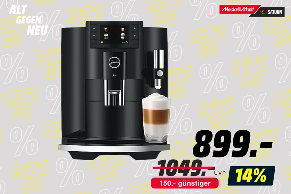 Jura-Kaffeevollautomat für 899 statt 1.049 Euro.