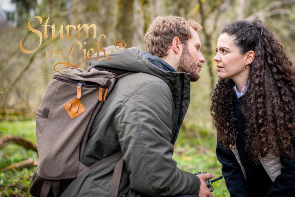 Sturm der Liebe: Sturm der Liebe: Florian und Shirin kommen sich im Wald näher