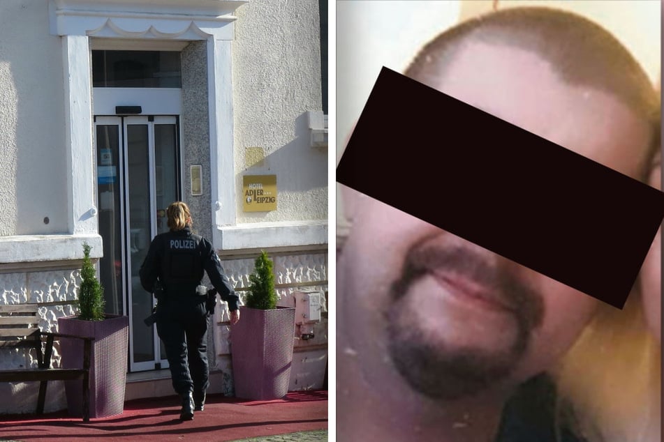 Im Hotel Adler im Leipziger Osten soll Danny M. (42) eine 31-jährige Prostituierte erstochen haben.