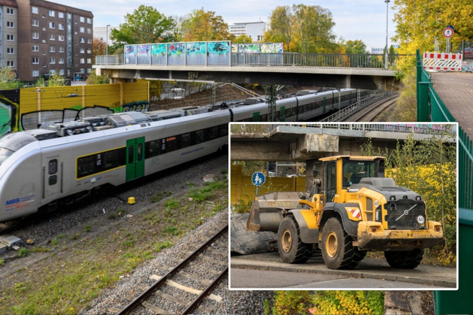 Chemnitz: Dieser Abriss legt den Bahnverkehr in Chemnitz lahm