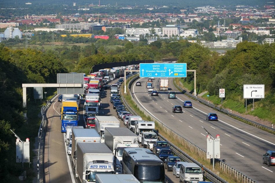 Es bildete sich ein kilometerlanger Rückstau.