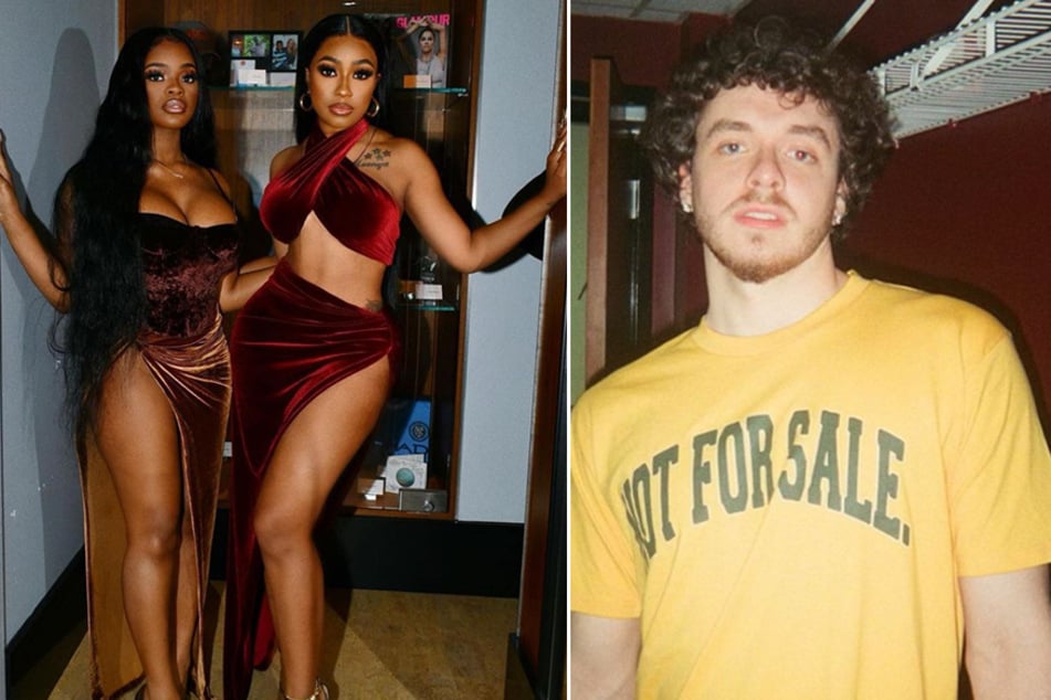 Jack Harlow (r) is embarking on a 23-date tour with the help of City Girls (l).