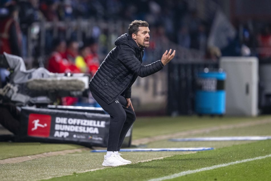 Bewies ein glückliches Händchen bei der Aufstellung: SGD-Cheftrainer Thomas Stamm (42).