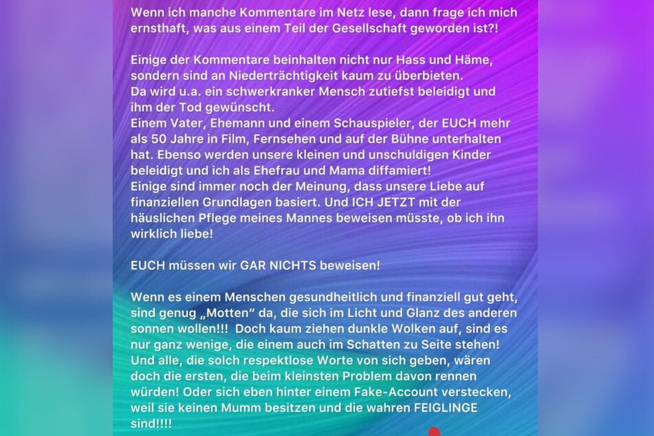 Ihren Frust über Hasskommentare lässt Annika Kärsten-Hoenig (39) auf Instagram raus.