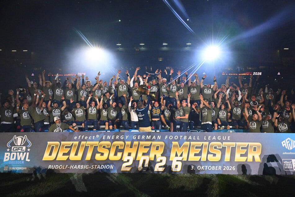 Das zweite Mal nach 2021 krönten sich die Dresden Monarchs zum Deutschen Meister im American Football.
