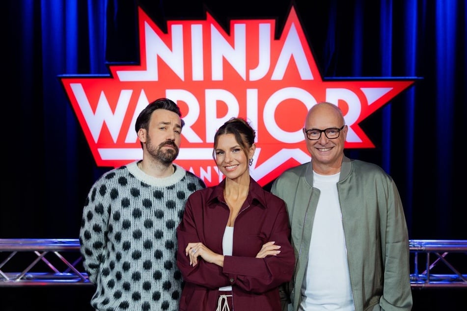 Begleiten "Ninja Warrior Germany" seit der ersten Staffel: Jan Köppen (42, l.), Laura Wontorra (36) und Frank Buschmann (60).