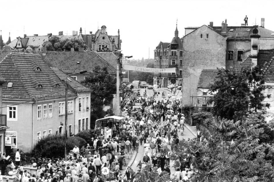 Beim allerersten Elbhangfest 1991 war der Eintritt noch frei. (Archivbild)