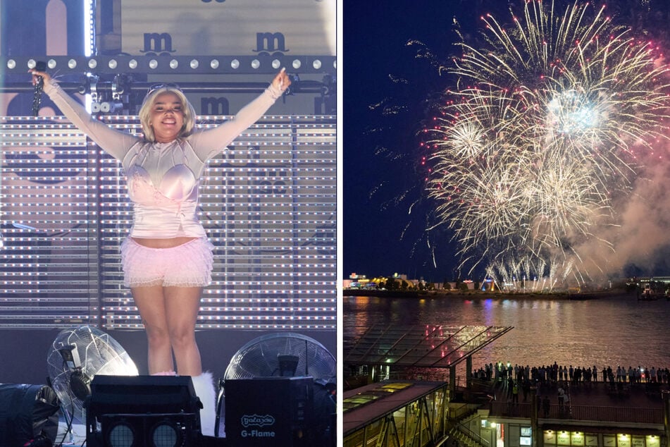 Auch die Hamburger Musikerin Zoe Wees (23) ist beim Fest im Hamburger Hafen aufgetreten.