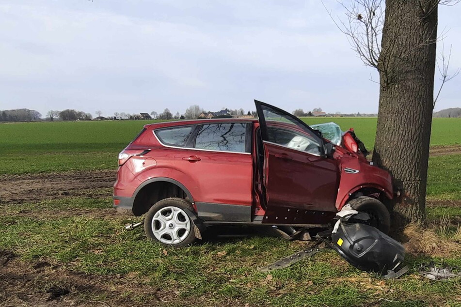 Tödlicher Unfall! Auto kracht frontal gegen Baum, Fahrer verstirbt noch vor Ort