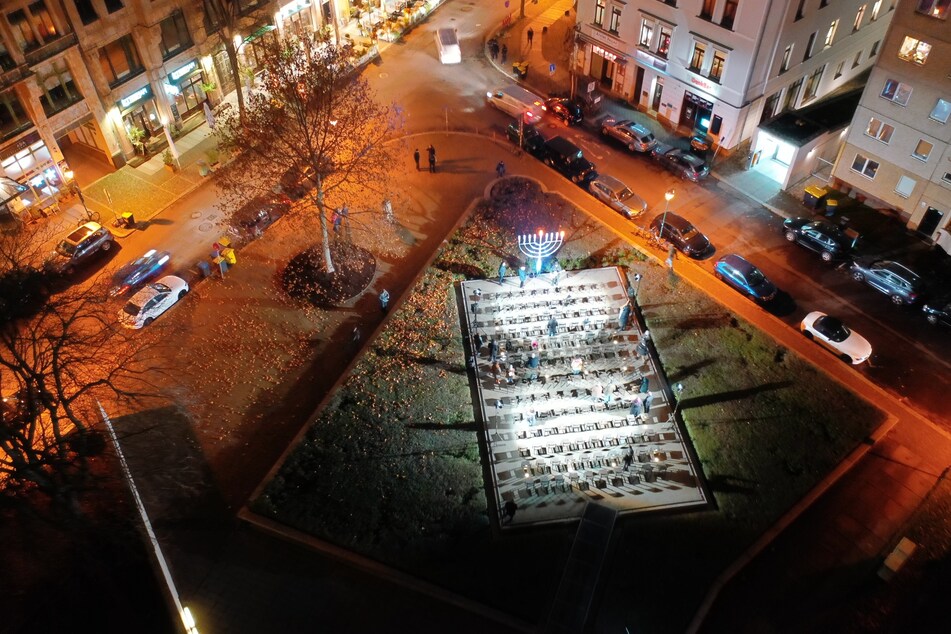 Die Gedenkstätte an der Gottschedstraße.