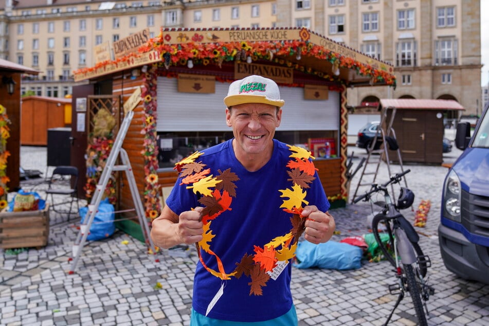 Dann Landherr (43) verkauft ab Freitag Empandas auf dem Altmarkt.