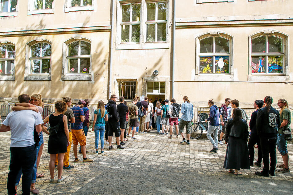 Bei der vergangenen Europawahl kam es in Dresden zu langen Warteschlangen vor den Wahllokalen.