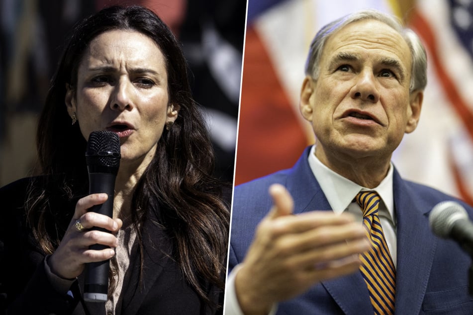 Democrat Gina Hinojosa (r.) and Republican Greg Abbott will face off in the 2026 general election for governor of Texas.