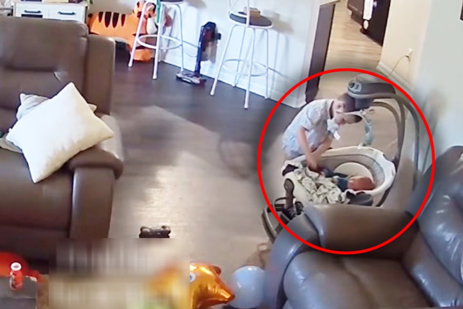 Als Mutter dank Video sieht, was ihr Sohn mit dem Baby macht, trifft sie der Schlag