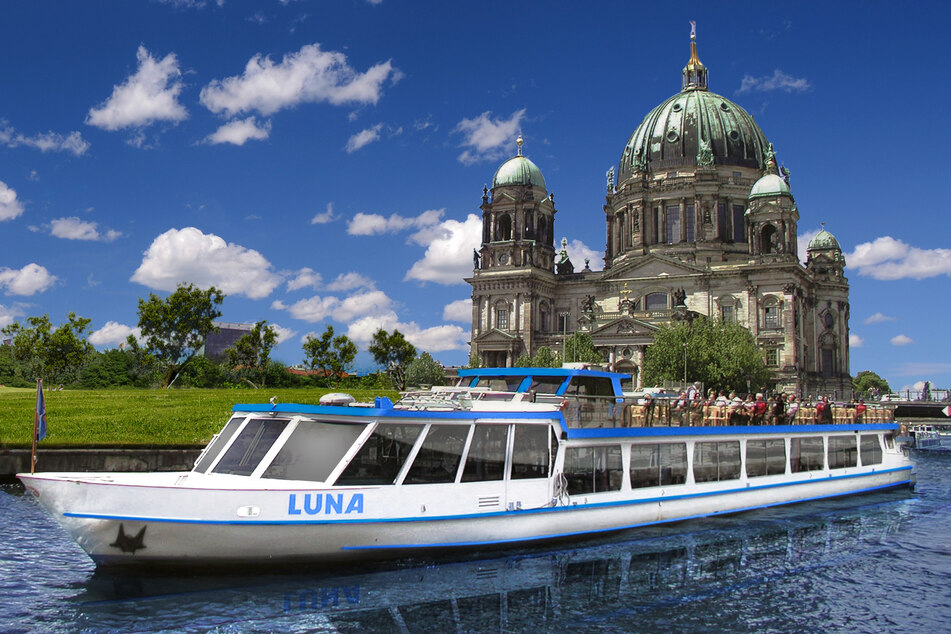Das Schiff "Luna" fährt mehr als durch sieben Brücken in Berlin.