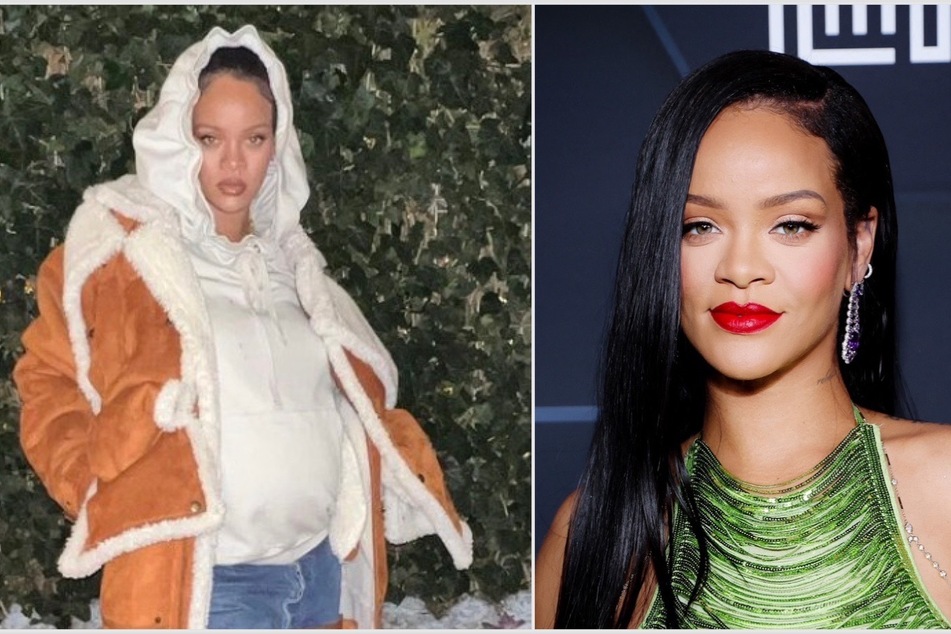 Rihanna rocks pantless maternity outfit on date with A$AP Rocky