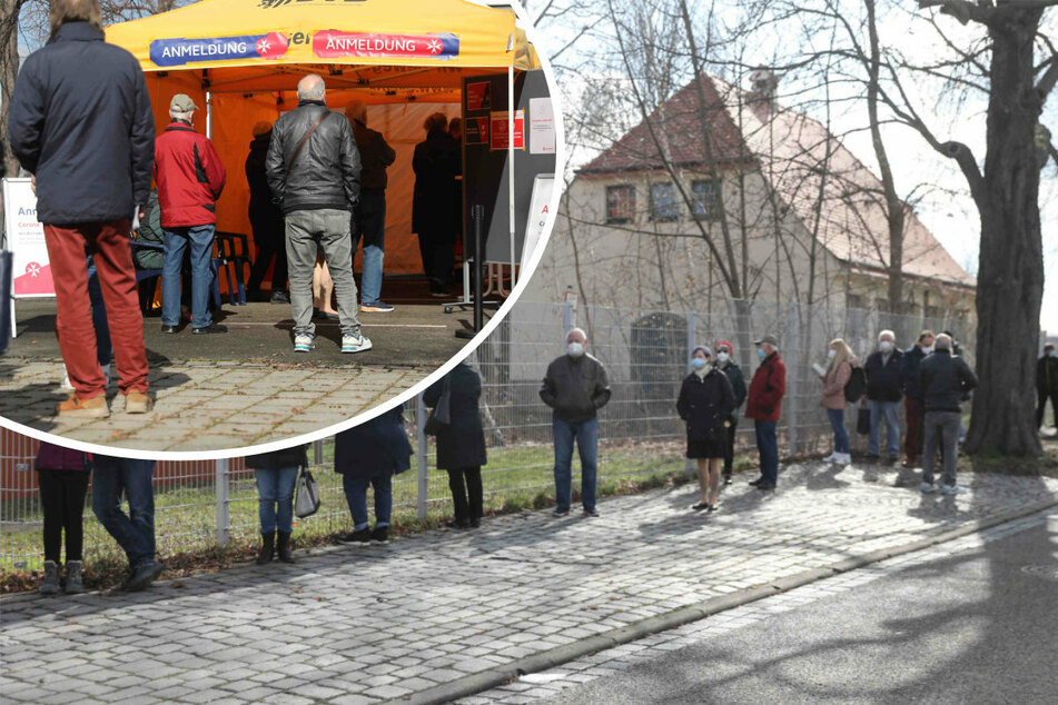 Ab heute kostenlose Schnelltests in Dresden: Riesiger Andrang beim Testcenter!