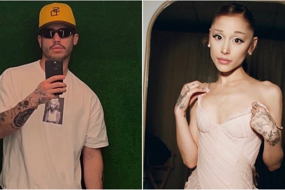 Ariana Grande (r) reunited with her ex, Ricky Álvarez (l), weeks after her split from Ethan Slater was confirmed.