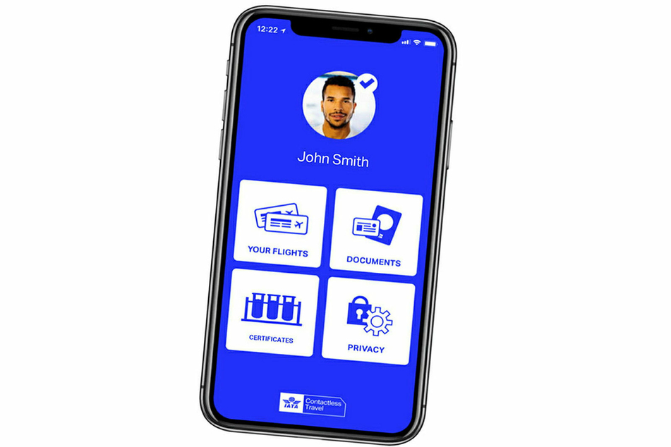 So sieht der digitale "Travel Pass" aus: Registrierte Test- und Impfzentren können Testergebnisse und Impfnachweise direkt an die App senden.
