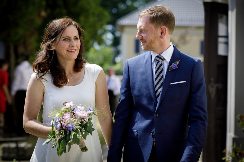 Haben sich vor der Heirat eine lange Probezeit gegönnt: Sachsens First Lady Annett Hofmann und MP Michael Kretschmer (beide 45).