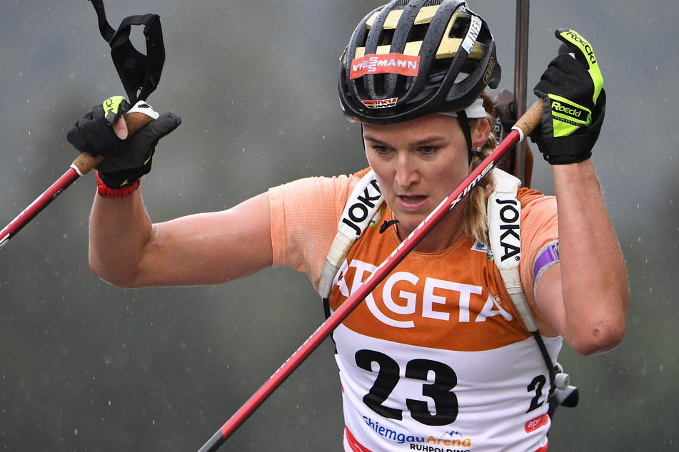 Biathletin Denise Herrmann-Wick (33) wurde in Peking Goldmedaillen-Gewinnerin.