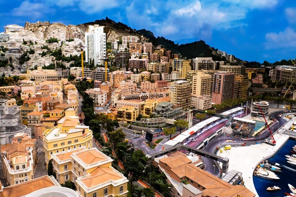 Eines der Highlights des neuen "Monaco"-Abschnitts im Miniatur Wunderland: die detailgetreu nachgestellte Formel-1-Strecke.