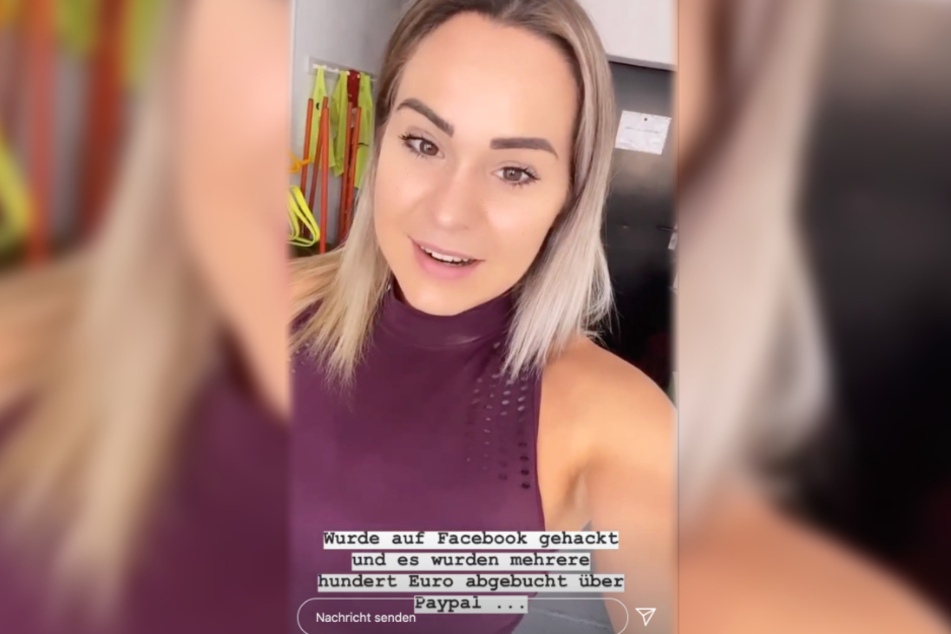 Das Bild zeigt den Screenshot einer Instagram-Story von Fitness-Influencerin Miri aus Frankfurt am Main.