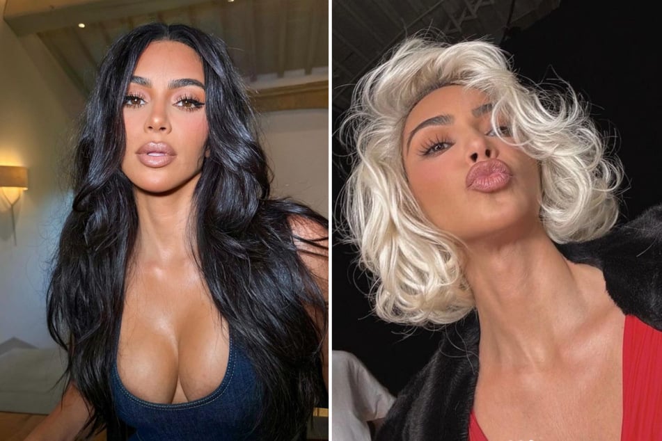 Kim Kardashian goes full Marilyn with bouncy blonde bob for Balenciaga