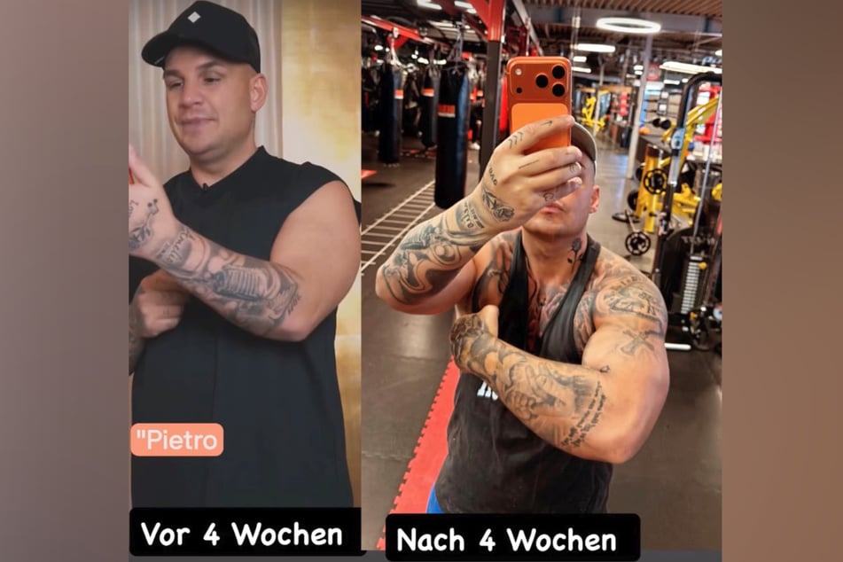 Von 102 auf 95 Kilo: Mit Sport, Ernährung und ärztlicher Begleitung purzeln die Kilos bei Pietro.