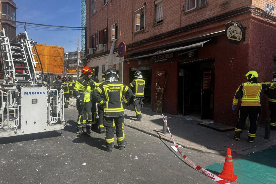 In einer Bar in Madrid gab es am Freitag eine Explosion, mindestens 21 Menschen wurden verletzt.