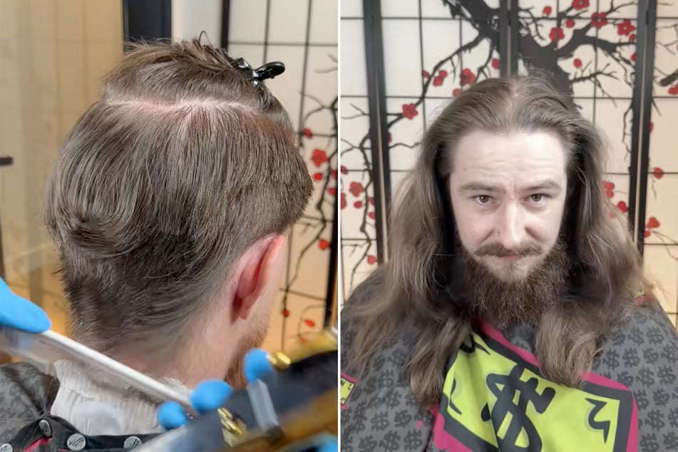 Tento zákazník nebyl u kadeřníka jedenáct let. Takže je na čase to napravit…