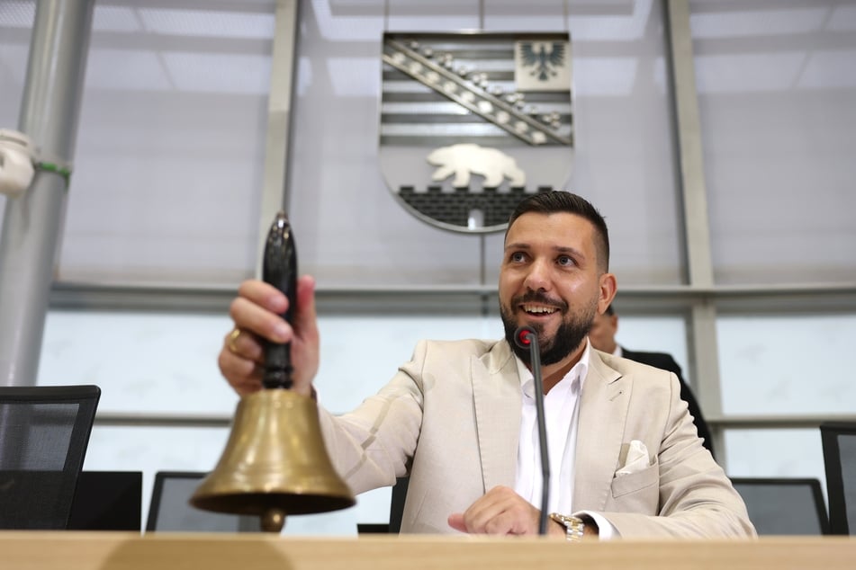 Tobias Rausch (35, AfD) ist seit dem 6. Oktober neuer Landtagspräsident in Sachsen-Anhalt. (Archivbild)