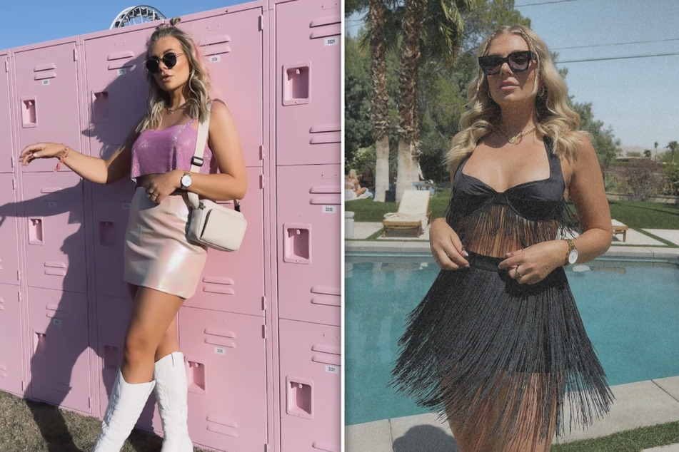 Influencer Nele Wüstenberg attended Coachella in two standout outfits.