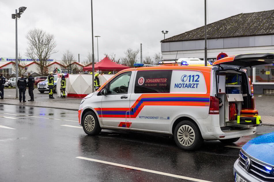 Die brutale Attacke ereignete sich auf offener im Industriegebiet von Babenhausen.