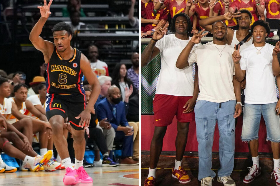 Bronny James has returned to college life at USC after suffering a cardiac arrest in July.