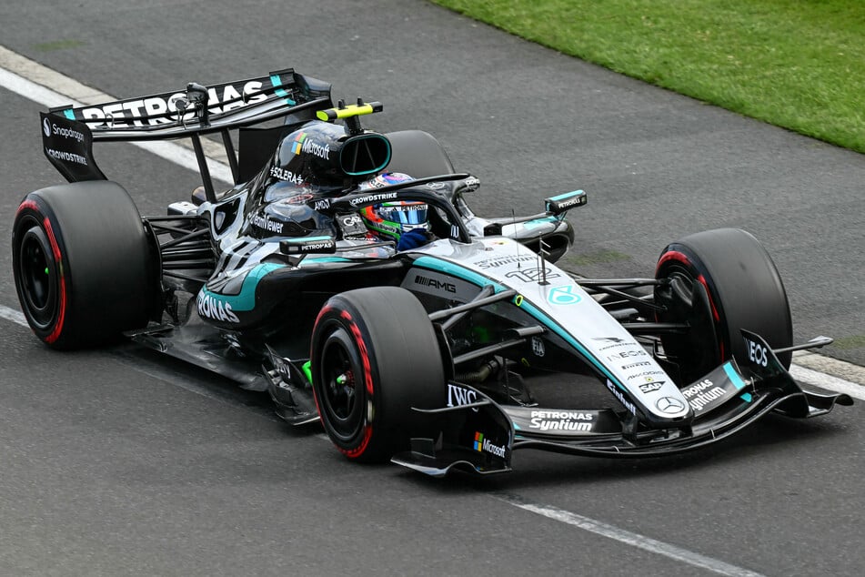 Kimi Antonelli (19) war mit einem leuchtend grünen Gebläse auf die Strecke geschickt worden, das dort nicht hingehörte.