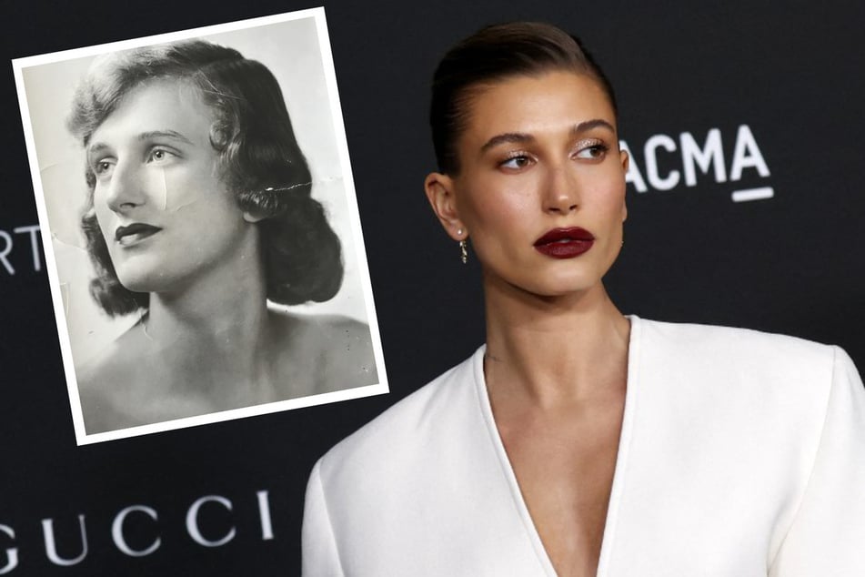 Hailey Baldwin announced the news of her grandmother's passing with a black-and-white photo of the young Carol Baldwin on Instagram.