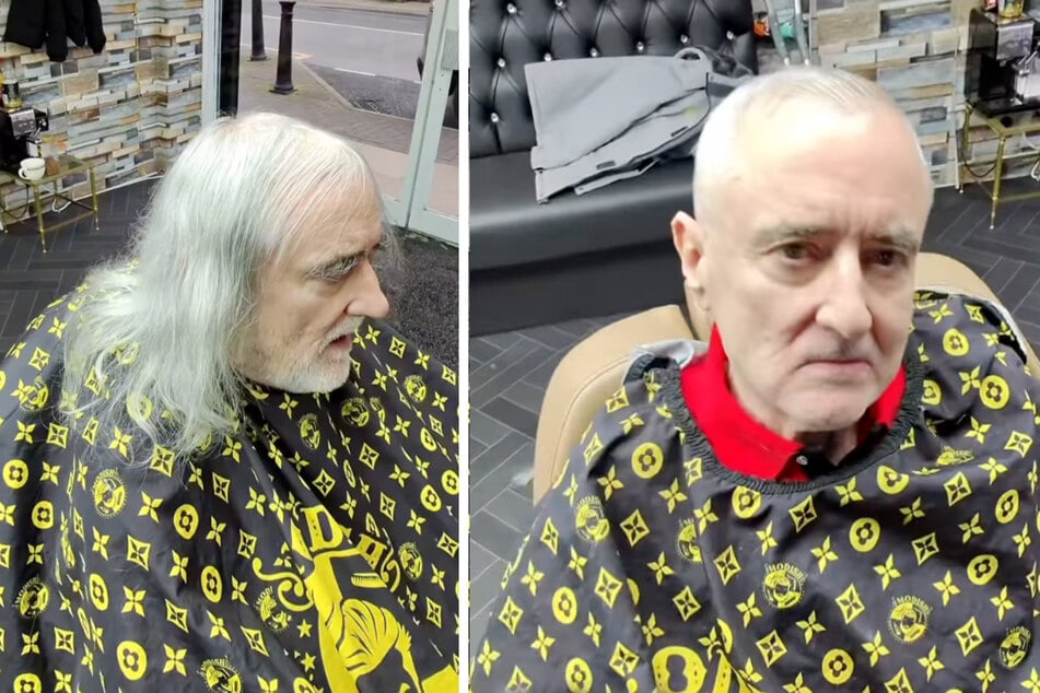 Der Senior bekam eine Rundum-Behandlung und sieht dank Shawn wieder gepflegt aus.