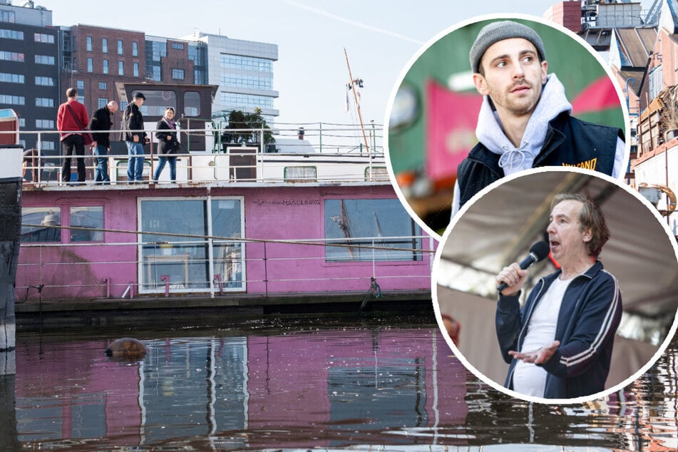 Olli Schulz (51, u.r.) und Fynn Kliemann (36, o.r.) hatten 2018 zusammen das Hausboot von Gunter Gabriel (†75) gekauft und in Hamburg medienwirksam renoviert. Inzwischen haben die beiden es wieder verkauft.