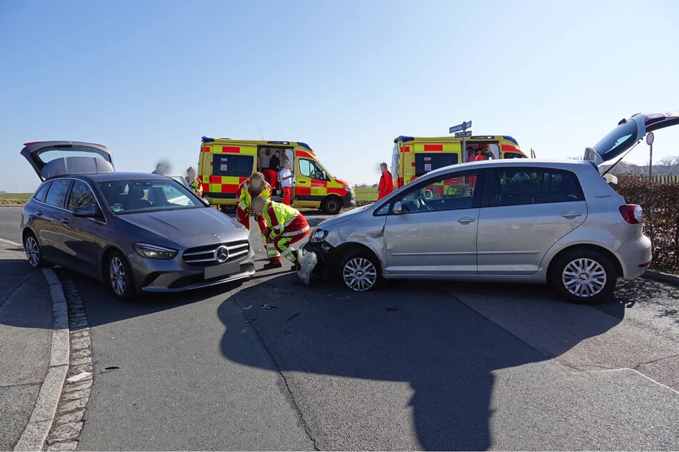 Am Donnerstagnachmittag stießen in Boderitz zwei Autofahrer zusammen.