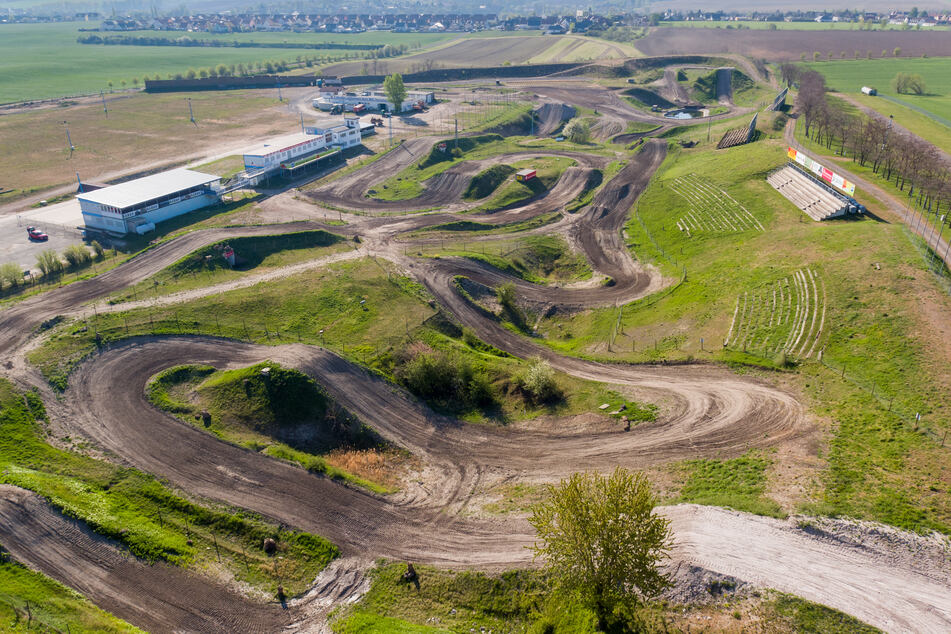 Die Motocross-Strecke in Teutschenthal (Sachsen-Anhalt). Hier sollte schon am 24. Mai der WM-Lauf stattfinden.