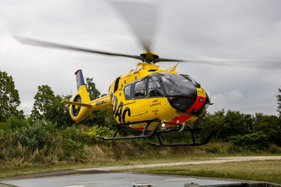 Der neue Rettungshubschrauber vom Typ H135.