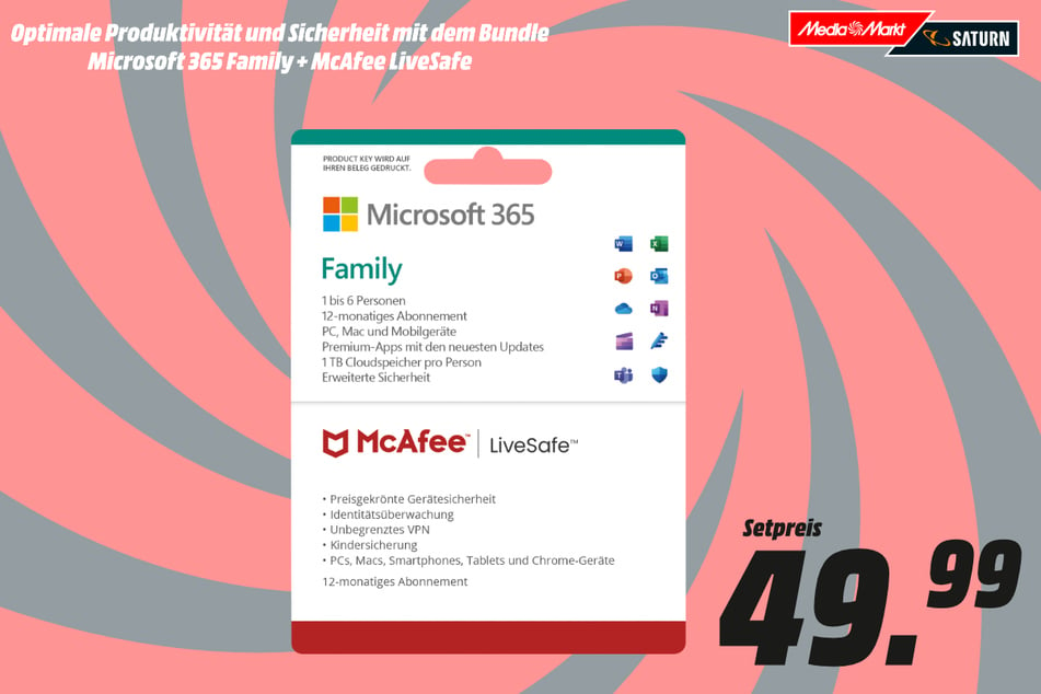 Optimale Sicherheit mit McAfee.