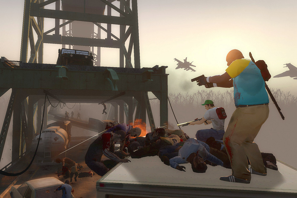 When the combat explodes in Left 4 Dead 2, it's like playing through an action movie.