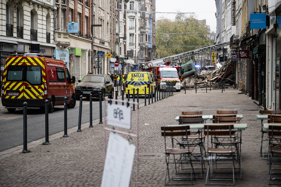 Der Unglücksort befindet sich in einer Einkaufsstraße von Lille.
