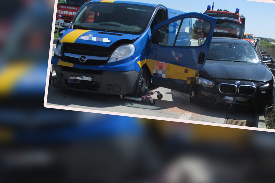 Transporter-Fahrer misslingt Überholmanöver: Zwei Menschen verletzt!