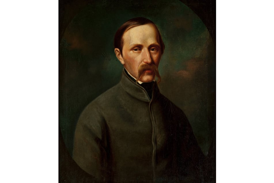 Der polnische Schriftsteller Jozef Ignacy Kraszewski. Das Porträt zeigt ihn vor 1850.