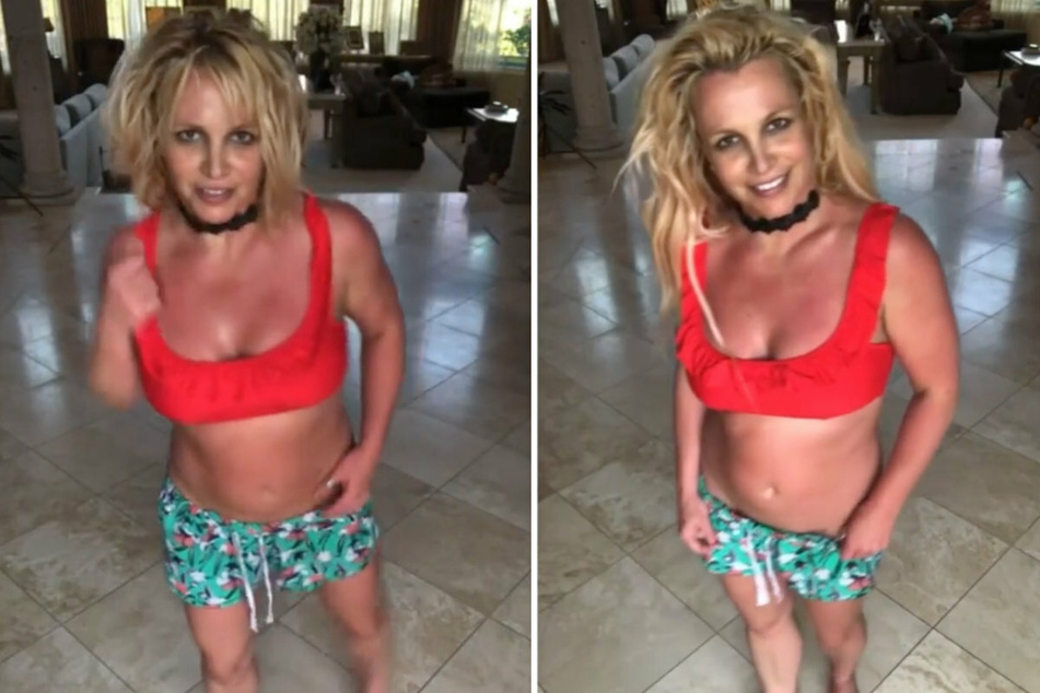 Britney Spears says she won't be performing as long as she's under the conservatorship.