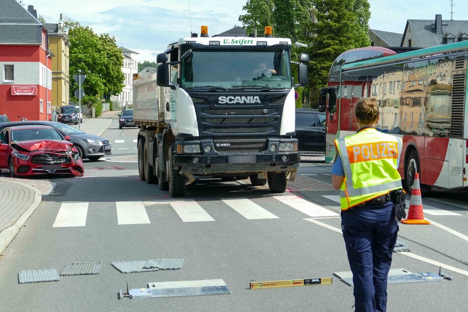 Die Fahrer sind mit einem Schrecken davon gekommen.